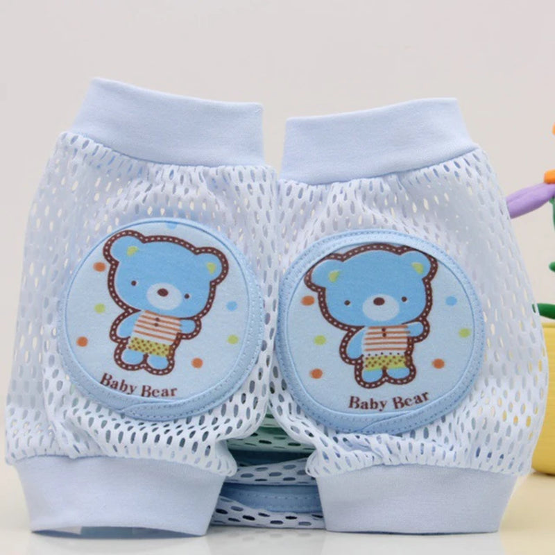 Kids Girl Boy Crawling Elbow Toddlers Baby Knee Pads Safety Mesh Kneepad Protector Leg Warmer Cushion Legging Infants Children