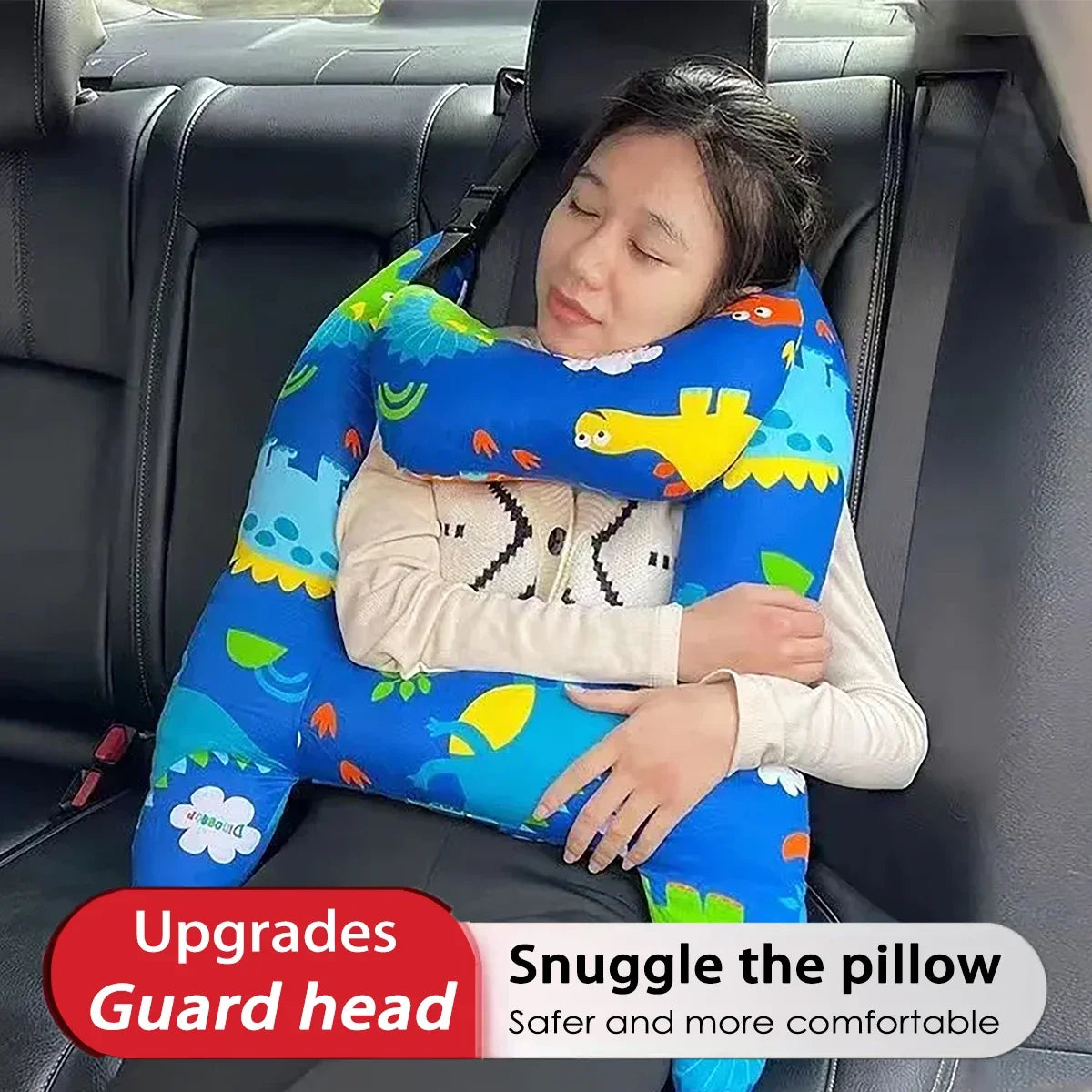 Bambini Safety Neck Pillow for Kids Car Seats - Comfortable and Secure Travel Companion