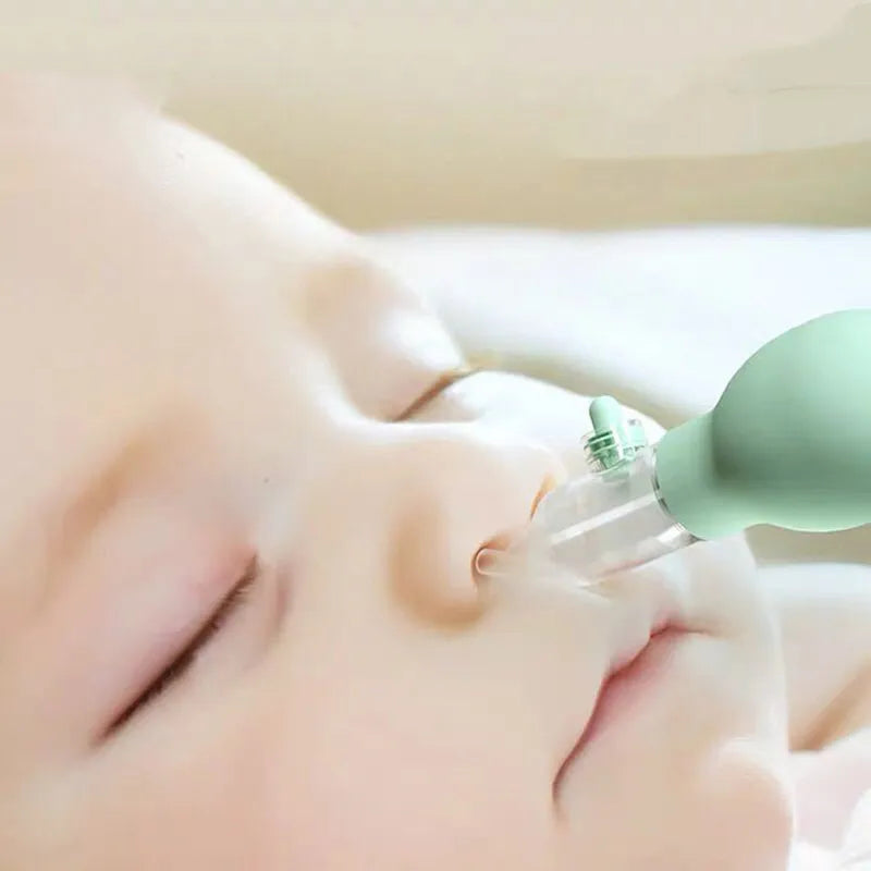 New Born Silicone Baby Safety Nose Cleaner Vacuum Suction Children Nasal Aspirator New Baby Care Diagnostic-Tool Vacuum Sucker