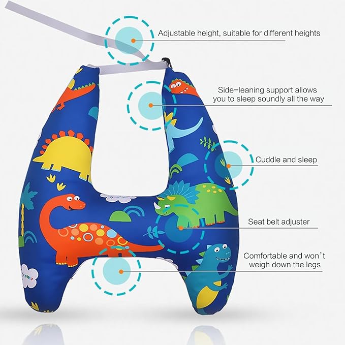 Safety Neck Pillow for Kids Car Seats - Comfortable and Secure Travel Companion